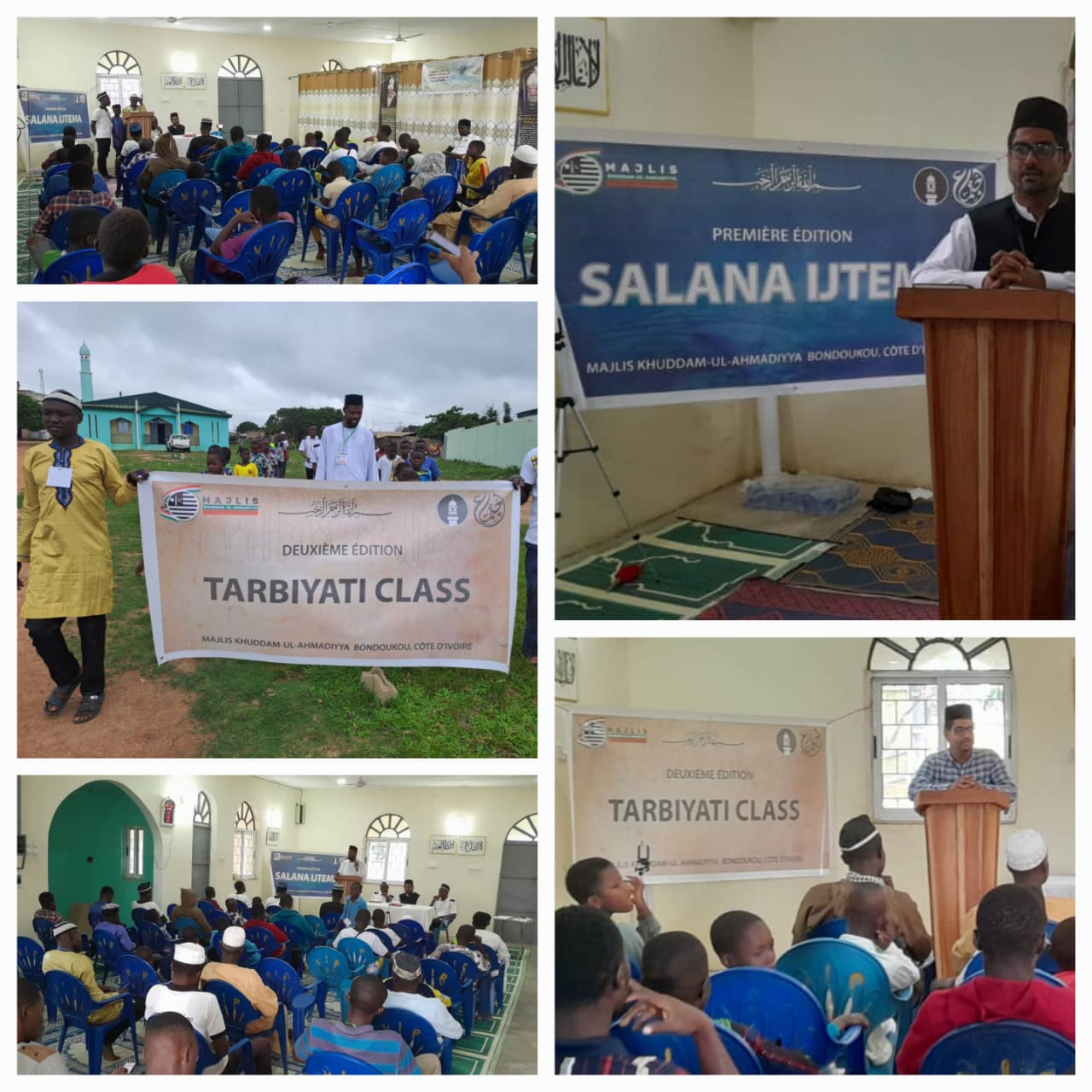 Jamaat events held by auxiliaries in Ivory Coast