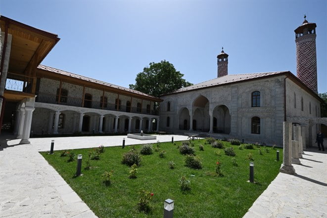 Ashaghi Govhar Agha Mosque in Shusha Restored to Historical Splendor After Years of Damage
