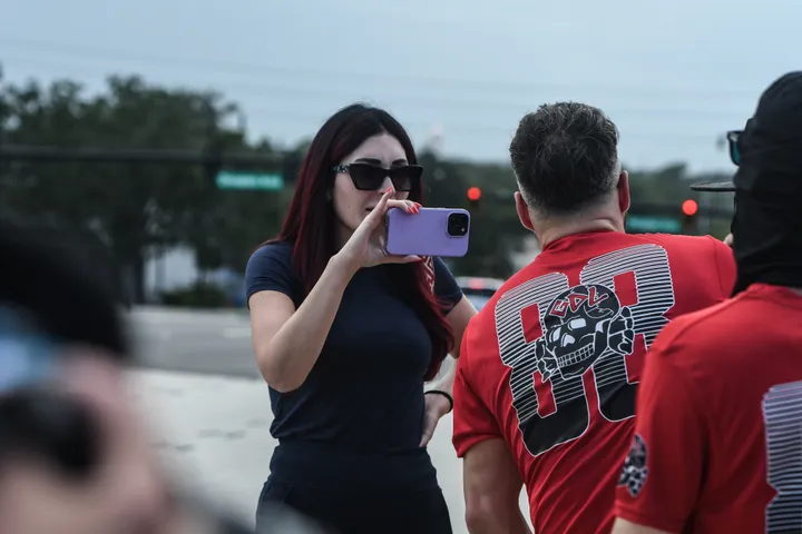 Trump Seen Traveling with Controversial Anti-Muslim Activist Laura Loomer to Debate