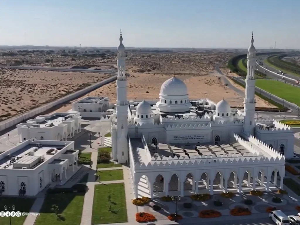 Sayyida Khadija Mosque Opens in Sharjah’s Al-Waha Area, Showcasing Stunning Architecture