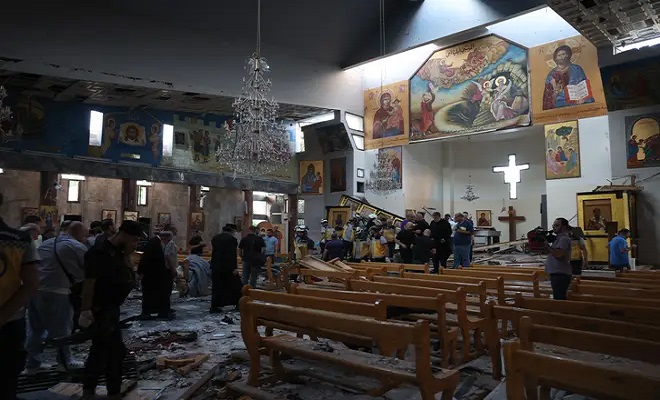 Suicide Bomber Attacks Damascus Church, Leaving 20 Dead and Dozens Wounded