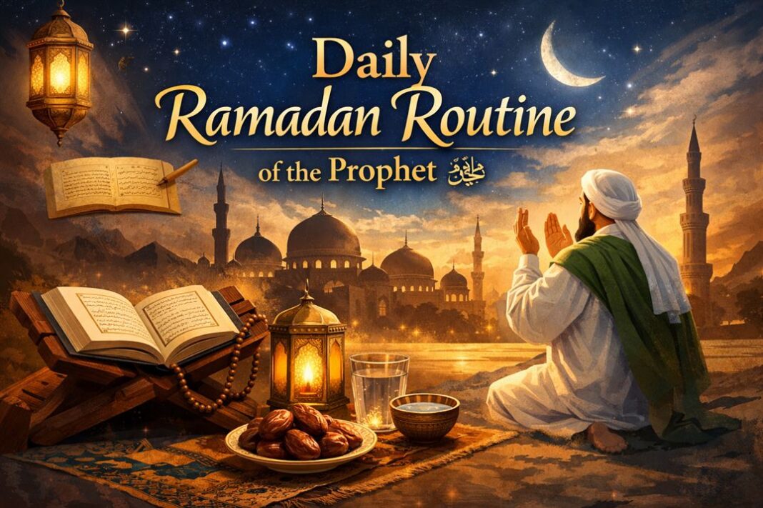 Daily Ramadan Routine of the Prophet ﷺ Daily Ramadan Routine of the Prophet ﷺ